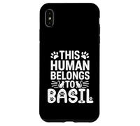 Nome gatto Basil Human appartiene al gatto Nome Basil Custodia per iPhone XS Max