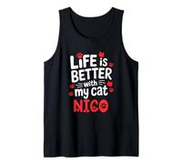 Nome gatto Nico Life Is Better With My Cat Nico Canotta