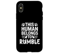 Nome Gatto Rumble Umano Appartiene al Gatto Nome Rumble Custodia per iPhone X/XS