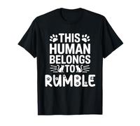 Nome Gatto Rumble Umano Appartiene al Gatto Nome Rumble Maglietta