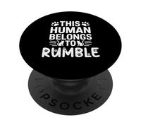 Nome Gatto Rumble Umano Appartiene al Gatto Nome Rumble PopSockets PopGrip Adesivo