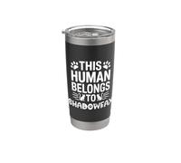 Nome gatto Shadowfax Human appartiene al gatto Nome Shadowfax Bicchiere termico in acciaio inox doppia parete