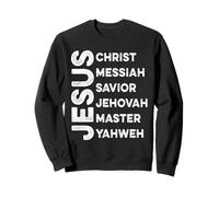 Nome Gesù Cristo Messia Retior Geova Maestro Yahweh Felpa