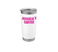 Nome Jessica Caffè Jessica Personalizzato Bicchiere termico in acciaio inox doppia parete