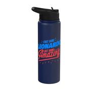 Nome Leonardo Cognome Incredibile Divertente Leonardo Detto Stainless Steel Insulated Water Bottle