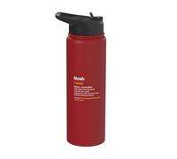 Nome Noah personalizzabile con scritta "Man Definition" Stainless Steel Insulated Water Bottle
