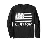 Nome Nome Nome Personalizzato Cittadinanza Compleanno Clayton Maglia a Manica