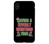 Nome per la riunione di famiglia Having A Beverly Christmas Time Custodia per iPhone XS Max