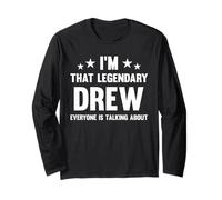 Nome Personale di Drew Sono Quel leggendario Drew Funny Drew Maglia a Manica