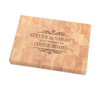 Nome Personalizzato Classico IN Legno Tagliere da Macellaio Blocco Taglio Grano