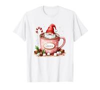 Nome Personalizzato di Babbo Natale Emma Maglietta