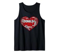 Nome Personalizzato Donald I Love Donald Vintage Canotta