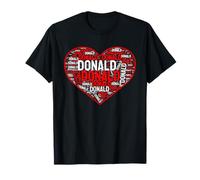 Nome Personalizzato Donald I Love Donald Vintage Maglietta