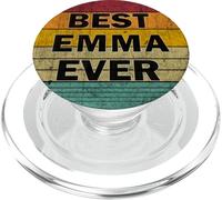 Nome personalizzato Emma I love Emma Retro Vintage Style PopSockets PopGrip per MagSafe