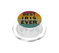 Nome personalizzato Iris I love Iris Retro Vintage Style PopSockets PopGrip per MagSafe