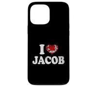 Nome personalizzato Jacob I love Jacob vintage Custodia per iPhone 13 Pro Max