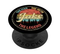 Nome personalizzato Jake The Man The Myth The Legend Men PopSockets PopGrip Adesivo