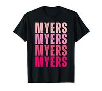 Nome Personalizzato Myers I Love Myers Vintage Maglietta