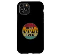 Nome personalizzato Natalie I love Natalie Retro Vintage Style Custodia per iPhone 11 Pro
