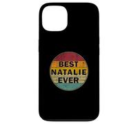 Nome personalizzato Natalie I love Natalie Retro Vintage Style Custodia per iPhone 13