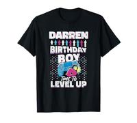 Nome personalizzato personalizzato giocatore DARREN Birthday Boy Maglietta