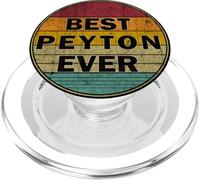 Nome personalizzato Peyton I love Peyton Retro stile vintage PopSockets PopGrip per MagSafe