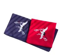 Nome personalizzato ricamato Crane cotone fazzoletto, buona fortuna, regalo di compleanno