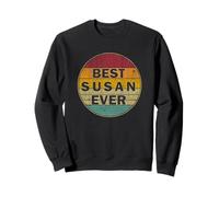 Nome Personalizzato Susan I Love Susan Retro Vintage Style Felpa
