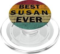 Nome personalizzato susan I love susan Retro Vintage Style PopSockets PopGrip per MagSafe