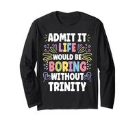 Nome Personalizzato Trinity Divertente Carino Personalizzato Trinity Nome Maglia a Manica