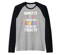 Nome Personalizzato Trinity Divertente Carino Personalizzato Trinity Nome Maglia con Maniche Raglan
