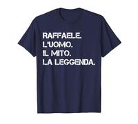 Nome Raffaele. l'Uomo. Il Mito. La Leggenda Maglietta, Uomo, Navy, 3XL