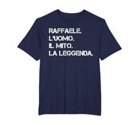 Nome Raffaele. l'Uomo. Il Mito. La Leggenda Maglietta, Uomo Taglie Grandi, Navy, 6X Tall