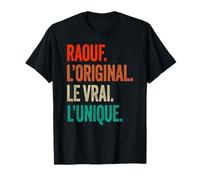 Nome Raouf L'Originale Il Vero L'Unico, Compleanno Maglietta