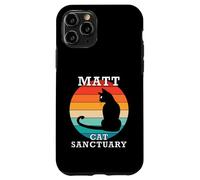 Nome riunione familiare del gruppo Matt Cat Sanctuary Custodia per iPhone 11 Pro