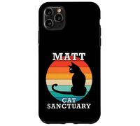 Nome riunione familiare del gruppo Matt Cat Sanctuary Custodia per iPhone 11 Pro Max