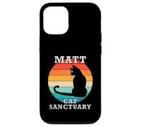 Nome riunione familiare del gruppo Matt Cat Sanctuary Custodia per iPhone 12/12 Pro