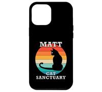 Nome riunione familiare del gruppo Matt Cat Sanctuary Custodia per iPhone 12 Pro Max