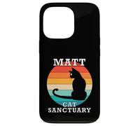Nome riunione familiare del gruppo Matt Cat Sanctuary Custodia per iPhone 13 Pro