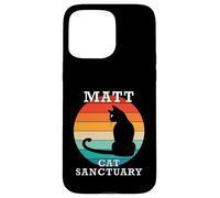 Nome riunione familiare del gruppo Matt Cat Sanctuary Custodia per iPhone 15 Pro Max