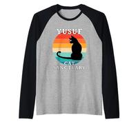 Nome riunione familiare del Gruppo Yusuf Cat Sanctuary Maglia con Maniche Raglan