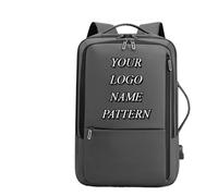 Nome Stampato Personalizzato Design Men Backpack Business Travel Work Borse per Computer Color1,15 inches