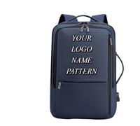 Nome Stampato Personalizzato Design Men Backpack Business Travel Work Borse per Computer Color3,15 inches
