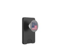 Nome USA con bandiera americana per gli americani PopSockets PopWallet per MagSafe