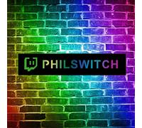Nome Utente Twitch Personalizzato Insegna Al Neon Twitch Cambia Colore Luce Al Neon Tag Del Giocatore Personalizzato Insegna a LED Al Neon Per Instagram Facebook Tiktok Youtube Gaming Nome Utente