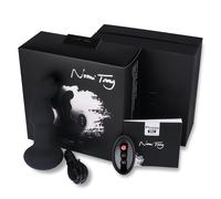 Vibratore anale Nomi Tang con perle rotanti (nero)