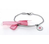 Nomination Bracciale Bimbo In Acciaio Con Fiocco Rosa