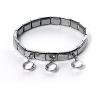 Nomination Bracciale Composable Op-Silver In Acciaio, Argento 925 E Zirconi (3 P