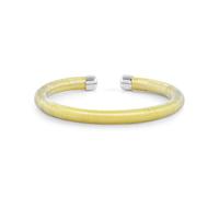 Nomination® - Bracciale Donna Giallo, Collezione Essenzia, Caucciù Sintetico, Acciaio e Argento 925, Regolabile, Elegante e Resistente, Idea Regalo, Stile Minimal, Confezione Originale