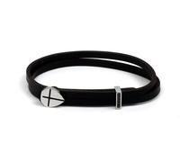 Nomination Bracciale Metropolitan In Acciaio Con Smalto E Pelle (M185) Scudo